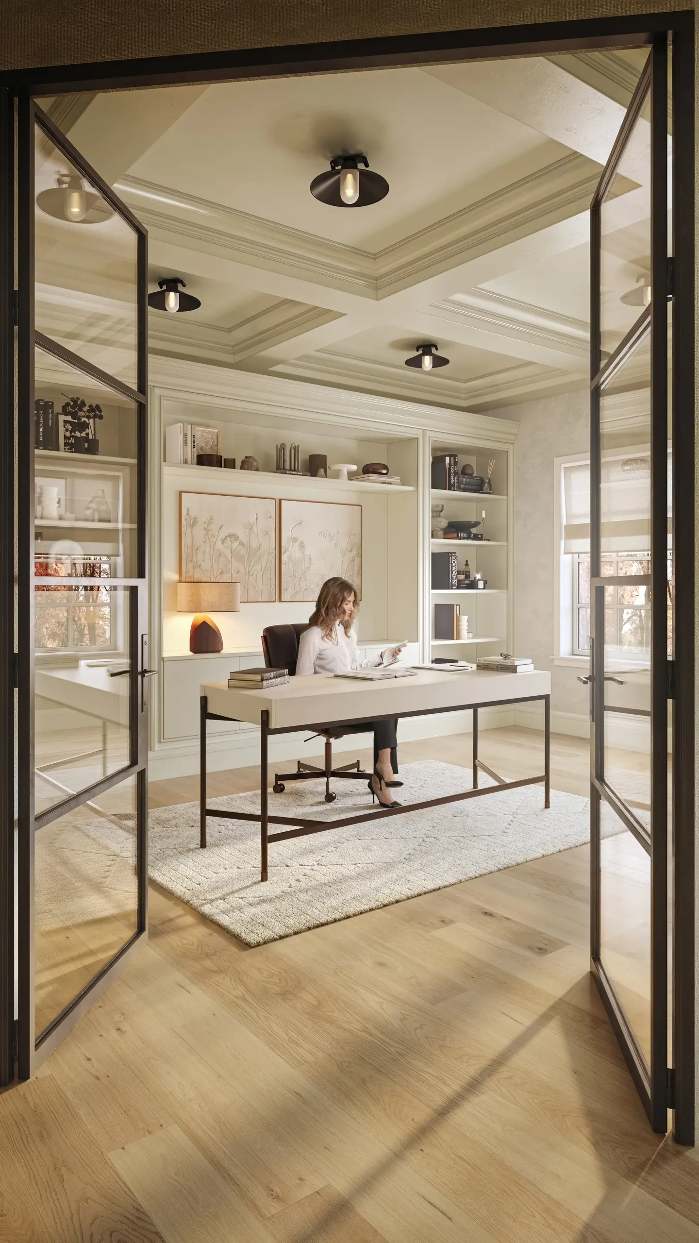 Carmel Crush installed room view